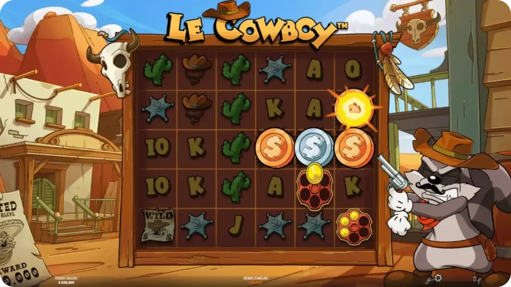 Funkcja Revolver Reveals w Le Cowboy