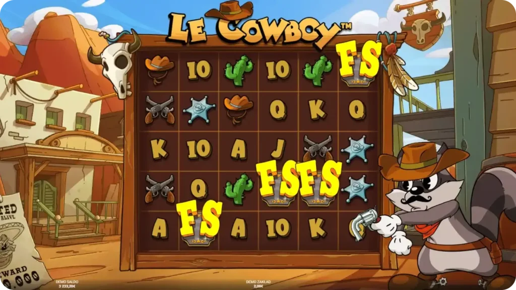 Funkcja Trail of Trickery w Le Cowboy
