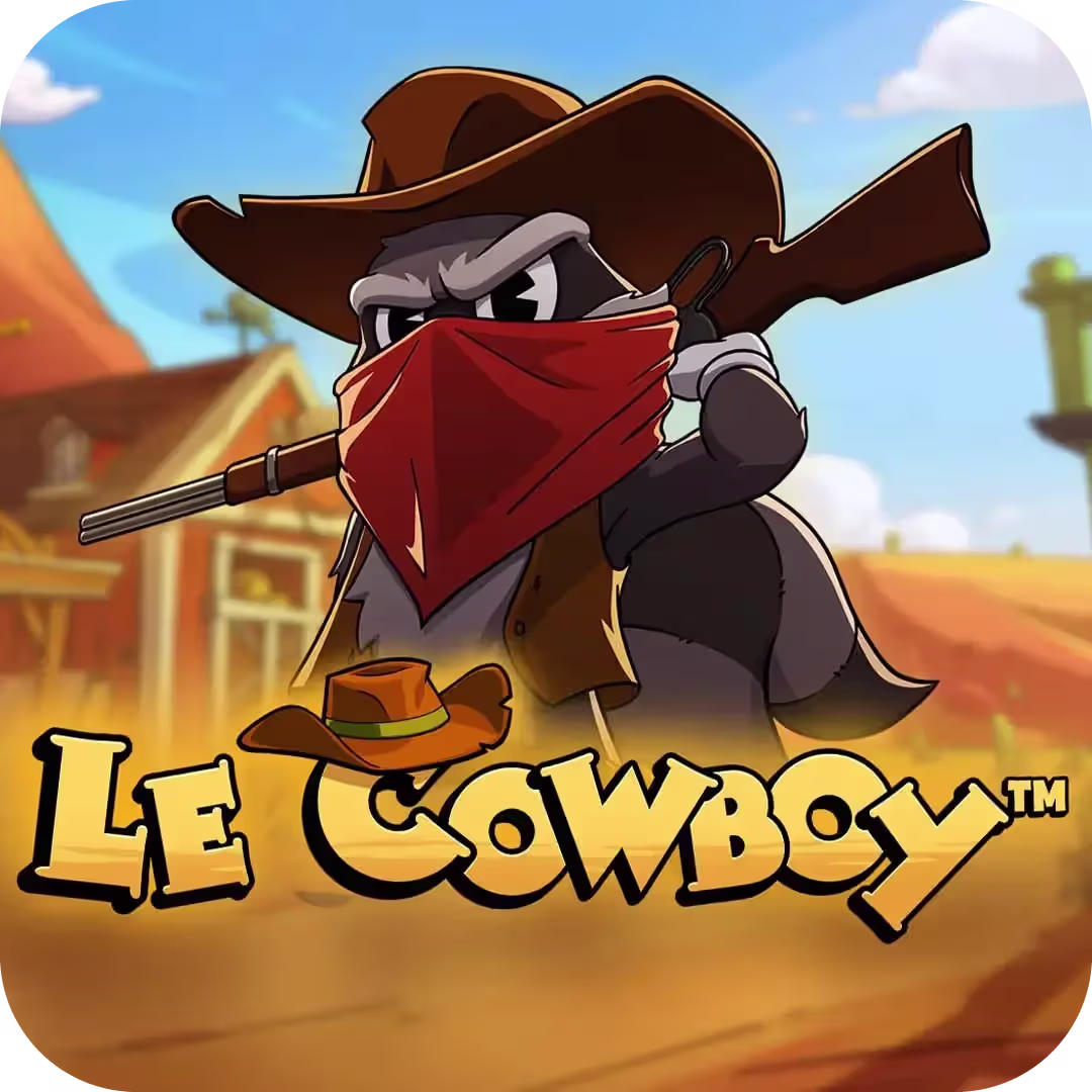 Le Cowboy slot logo